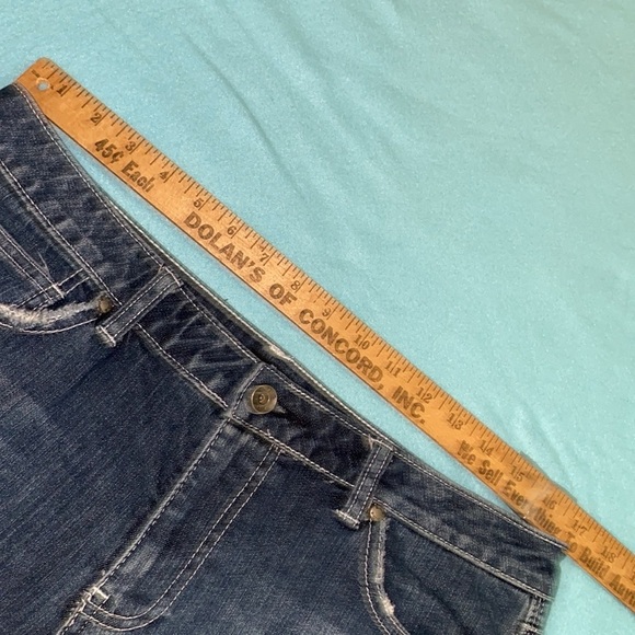 A.N.A A New Approach capri denim blue with white accent stitching size 12 - Picture 6 of 12